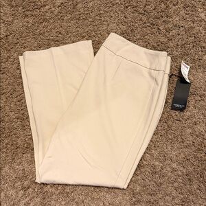 Jones New York Cream Straight Leg Mid-rise Ponte women’s pants 1X